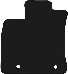 Polyamide Driver Mat Lexus Ct 200h Hatchback 2010-2020 Rubberized Driver Mat