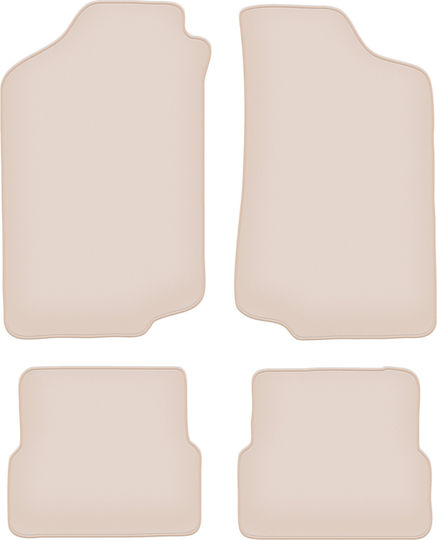 Premium Beige Fußmatten Volkswagen Jetta II Limousine 1984-1992