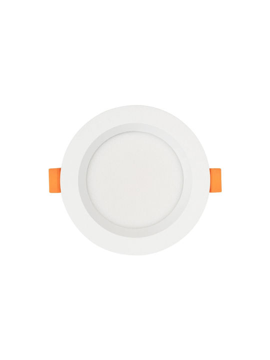 GloboStar Recessed Spot with Integrated LED and Warm White Light White 10.8x10.8cm. 1pcs