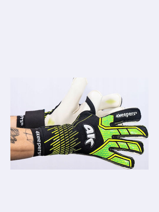 4Keepers Голмански ръкавици Детски Черен