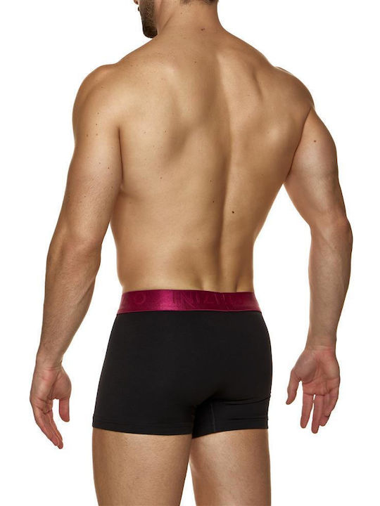Men's Boxer Black/Burgundy