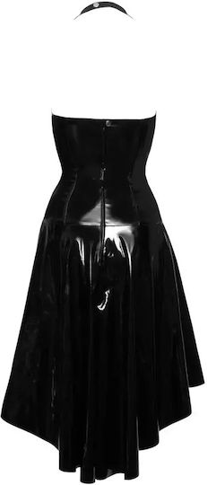 Black Level Vinyl Рокля Черен