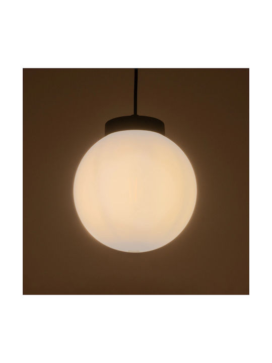 GloboStar Waterproof Outdoor Hanging Ceiling Light E27 in White Color 61591