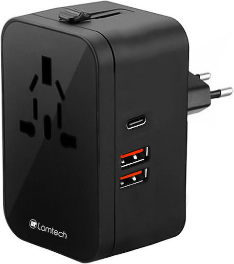 Lamtech Steckdosenadapter zu Universal