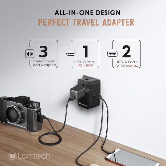 Lamtech Steckdosenadapter zu Universal