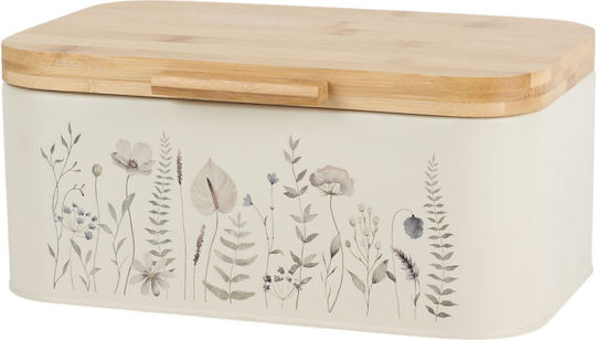 Ankor Brotkasten mit Deckel Metallisch Beige 30x19.8x13.4cm Ankor Brotkasten mit Deckel Metallisch Beige 30x19.8x13.4cm