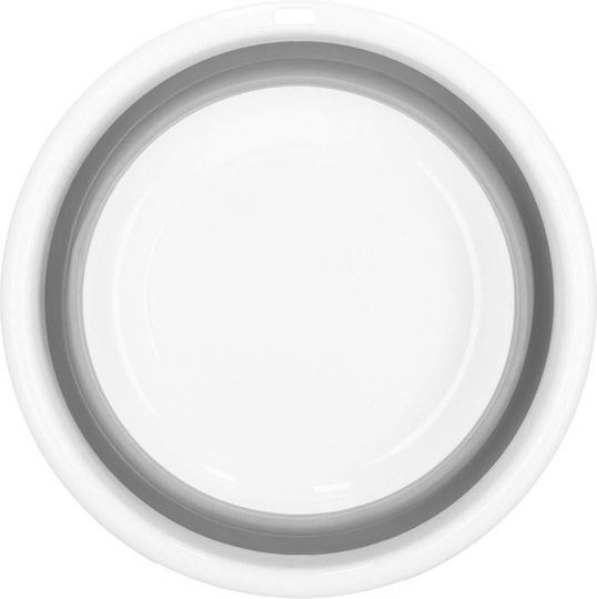 Pliabil Găleată Din plastic Capacitate 9lt Alb