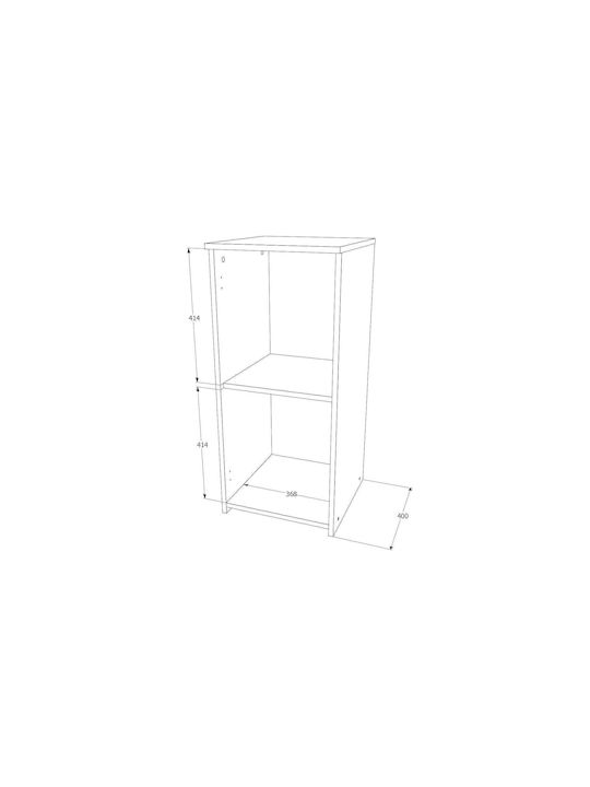 Συρταριέρα Κρεβατοκάμαρας Creta Bronze Oak 40x42x42cm