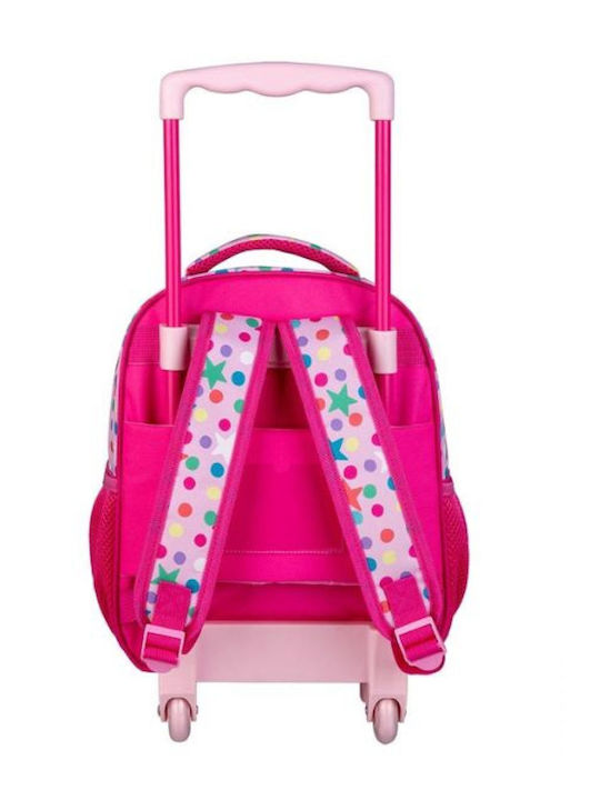 Must Team School Bag Trolley Kindergarten Pink 8Liters