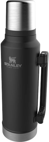 Stanley The Legendary Classic Bottle Thermos Stainless Steel / Plastic BPA Free 1.4lt Stainless Steel Thermos Stainless Steel Bottle Thermos with Handle