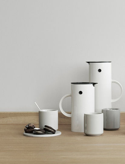 Stelton EM77 Vacuum Jug Κανάτα Θερμός Πλαστικό 1lt White