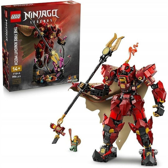 LEGO Ninjago The Fire Knight Mech pentru 14+ Ani 996 Bucăți 71846