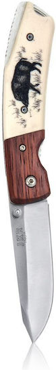 Joker Hunting Boar Pocket Knife Multicolour in Sheath