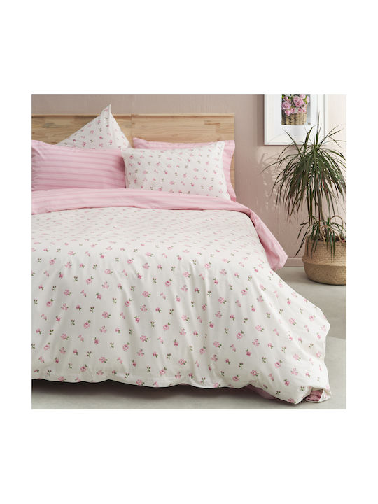 Charalambidis Textiles Spring Pillowcase Set Lila 52x72cm.