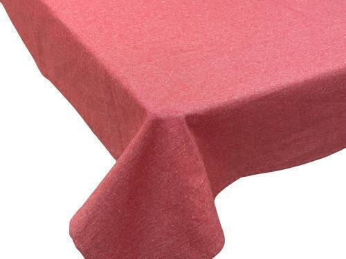 Linea Home Tablecloth Linen Coral 150x150cm