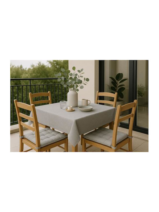 Linea Home Tablecloth Linen Gray 150x150cm