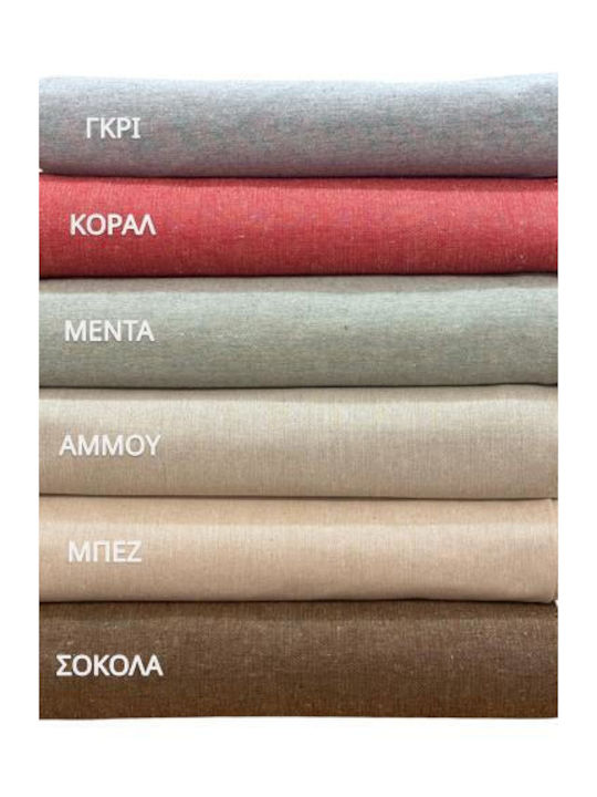 Linea Home Tischtuch Leinen Mint 150x150cm