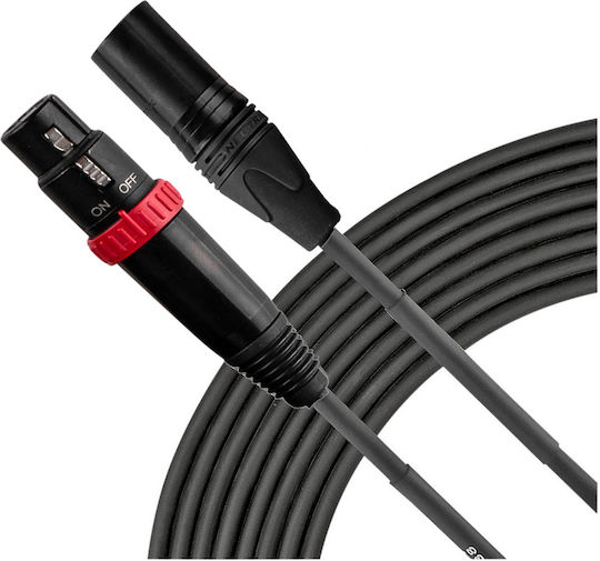 Prostage Kabel XLR-Stecker - XLR-Buchse Schwarz 7m MBS-B07
