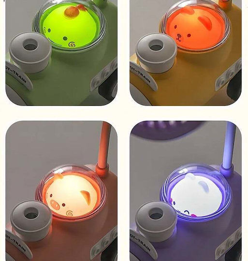 Portable Table Fan 2 in 1 Purple