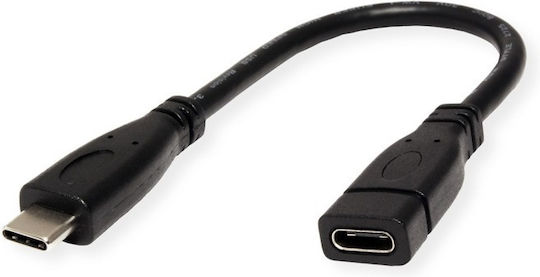 Roline USB-C Male to USB-C Female Converter 1 Piece