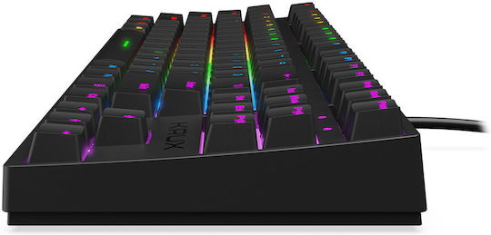 Krux Atax RGB Gaming Mechanical Keyboard Tenkeyless with Outemu Blue switches and RGB lighting (English US)