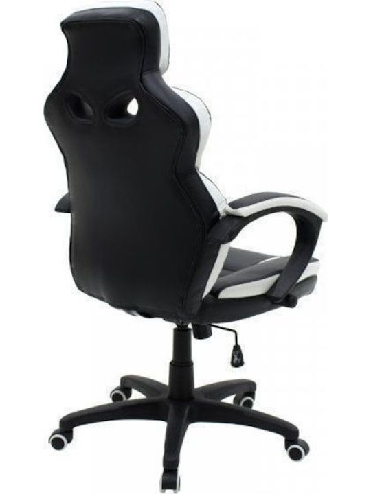 ArteLibre Kleoniki Artificial Leather Gaming Chair Black