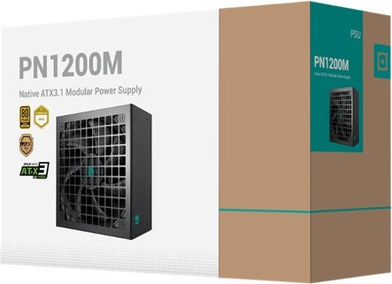 Deepcool Pnm Series 1200W Μαύρο Τροφοδοτικό Υπολογιστή Full Modular 80 Plus Gold
