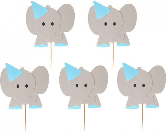 GoDan Elephants Food Decoration Cupcakes Pickers Toothpicks for Party 10 Pieces