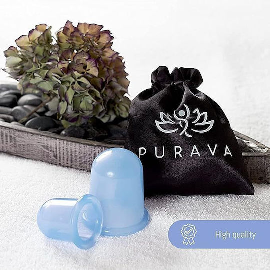 Set 2 High-quality Silicone Suction Cups Dispozitiv de masaj pentru gât, spate & corp împotriva celulitei
