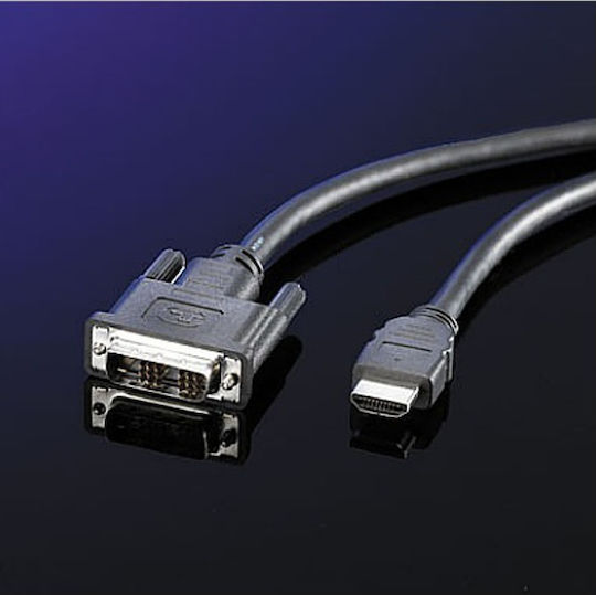 Value 5m DVI-D male to HDMI male Cable Black (11.99.5552-10)