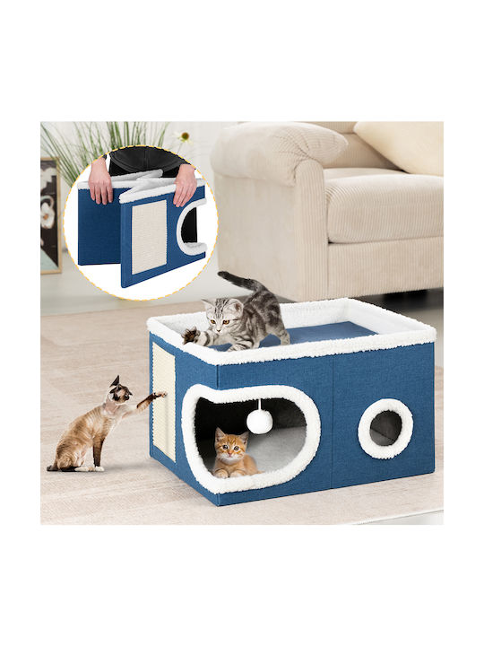 Bakaji Scratching Post Cat Trees Blue 58x42x33cm