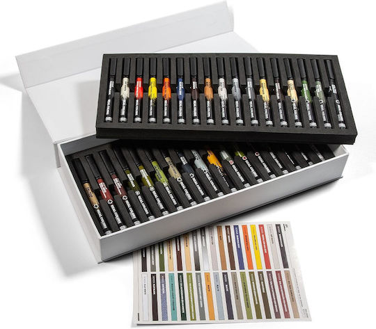 Anne Klein Drawing Markers Set 34pcs