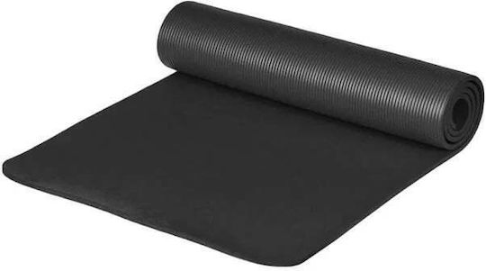 Covor de exerciții fizice Pilates Negru (180x60x1.5cm)