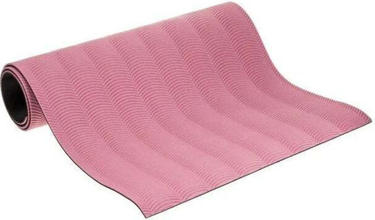 Covor de exerciții fizice Pilates Roz (160x58x0.7cm)
