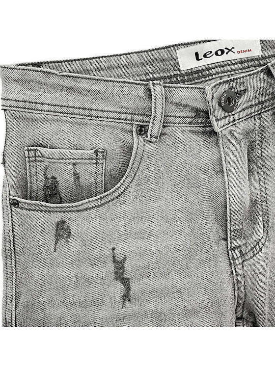 Ανδρική Βερμούδα Τζιν Γκρι
