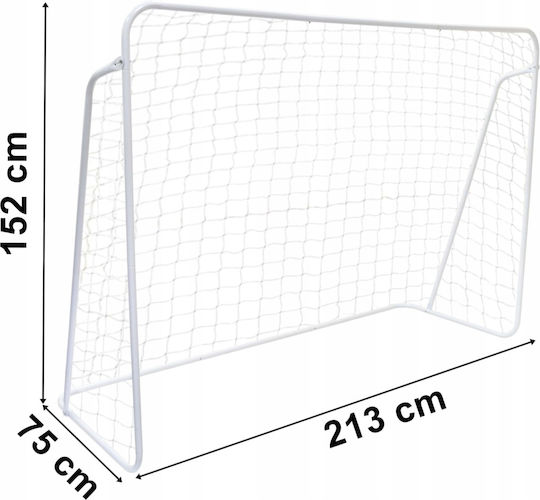 Porți de Fotbal 213x152x75cm Set 2 Bucăți