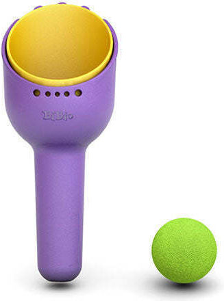 Set pentru copii: lopățică, greblă și minge de plajă violet Bibio