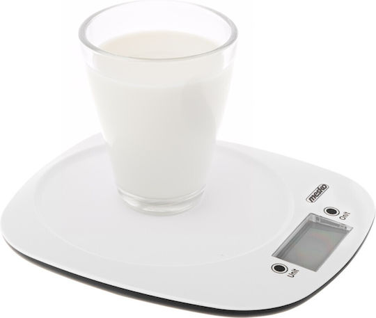 Mesko Digital Kitchen Scale with Bucket up to 5kg White