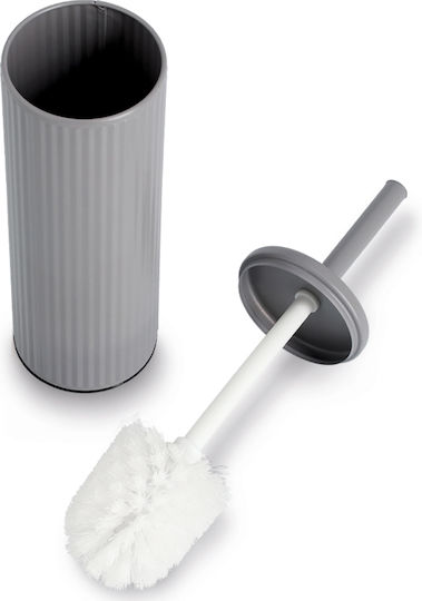 Metallisch Badezimmer Toilettenbürste Gray