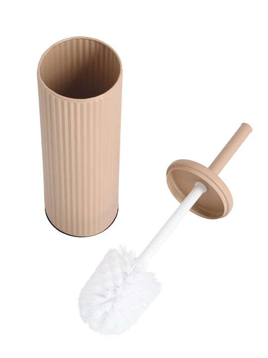 Metallic Toilet Brush Beige
