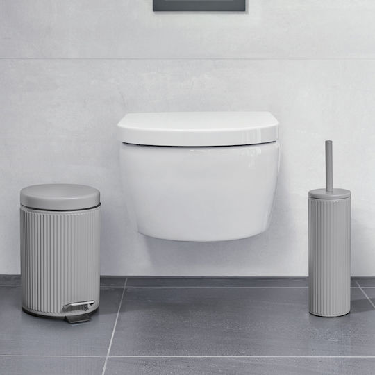 Metallic Toilet Brush Gray