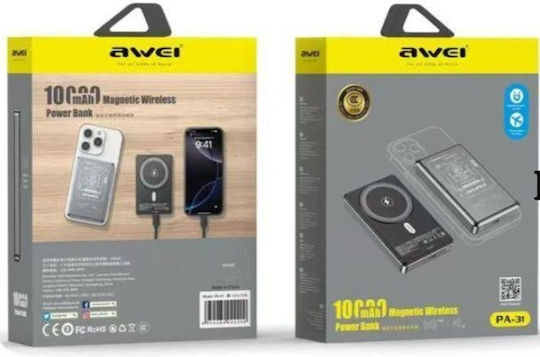 Awei PA-31 MagSafe Power Bank 10000mAh 5W Gray