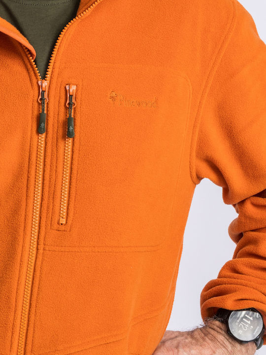 Pinewood Cardigan de vânătoare Fleece Portocaliu