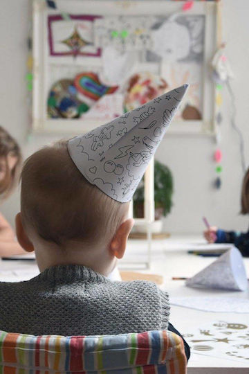 Set of 8 Omy Paper Party Hats