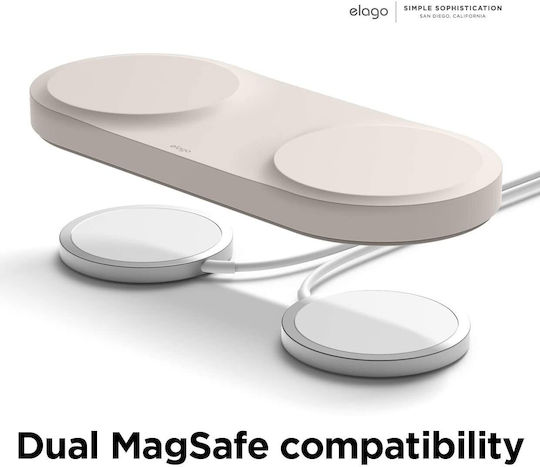 Elago Duo Hub Βάση Φόρτισης MagSafe Stone