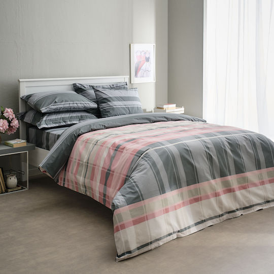 Charalambidis Textiles Scotland Pillowcase Set Oxford Multicolour 50x70cm.