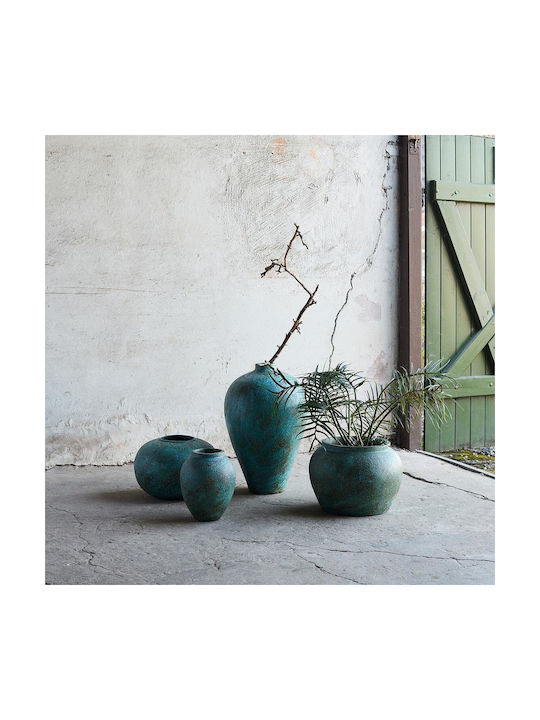 Muubs Decorative Vase Turquoise 40x40x27.5cm