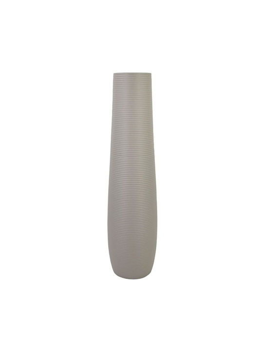 Marhome Decorative Vase Gray 15x15x58cm