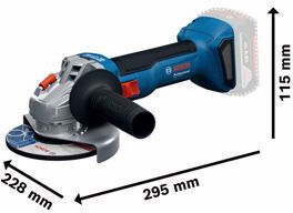 Bosch GWS Grinder 125mm Battery 18V Solo