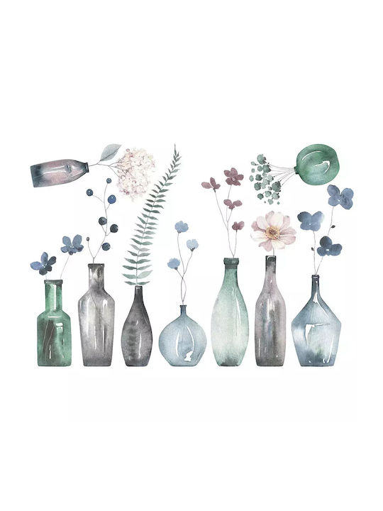 Flowers In Bottles Αυτοκόλλητα Τοίχου 44241 Ango-44241 Flowers In Bottles Αυτοκόλλητα Τοίχου 44241 Ango-44241